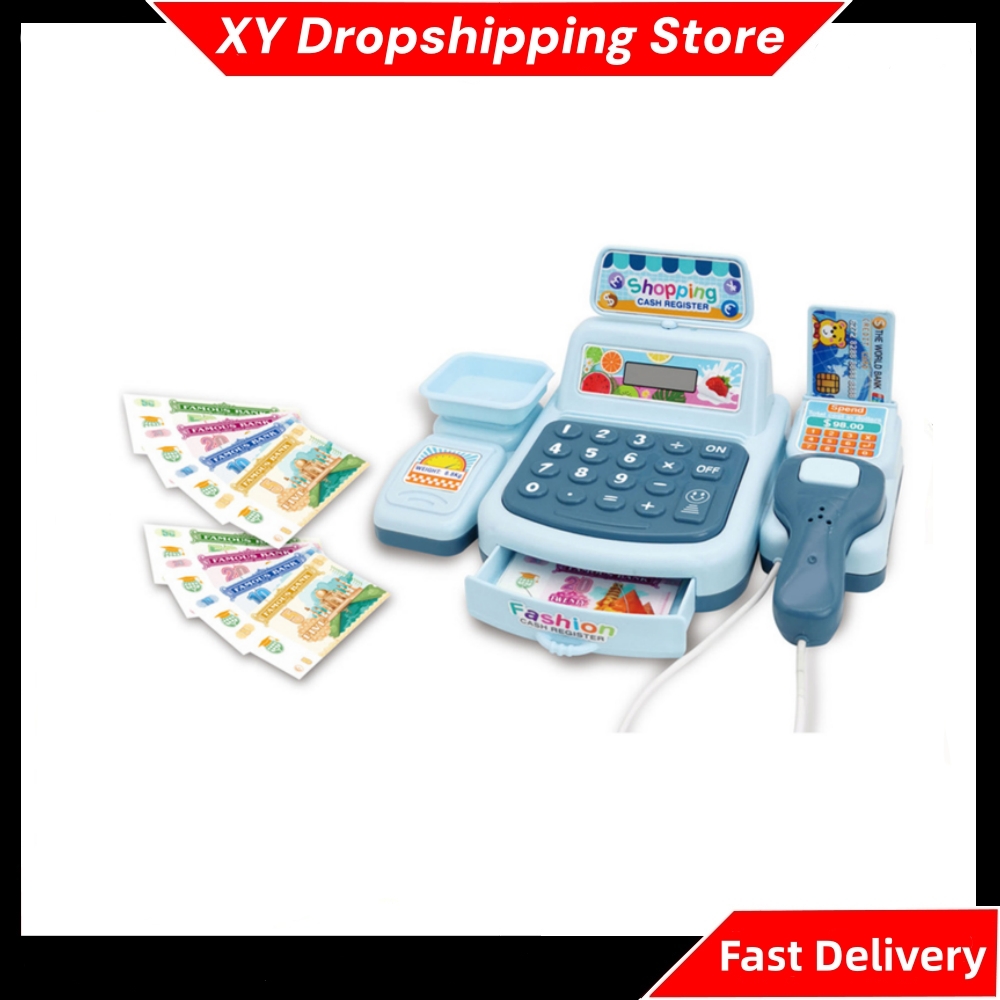 Toy Cash Register - Caisse enregistreuse, ensemble de jeu de
