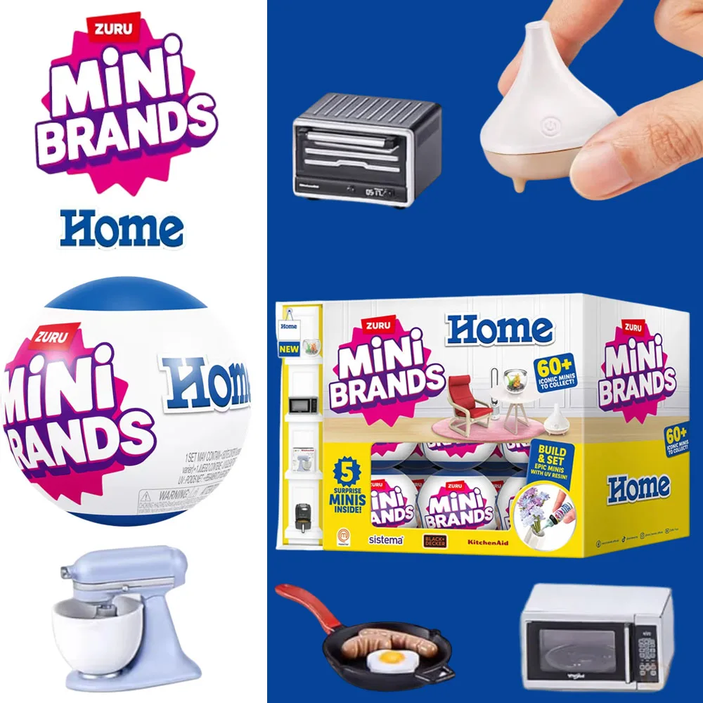 Kids Toys Kitchen Set - ZURU Mini Brands Série Maison 60+
