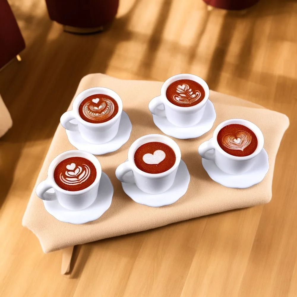 Kids Toys Kitchen Set - Lot de 10 mini-tasses à café