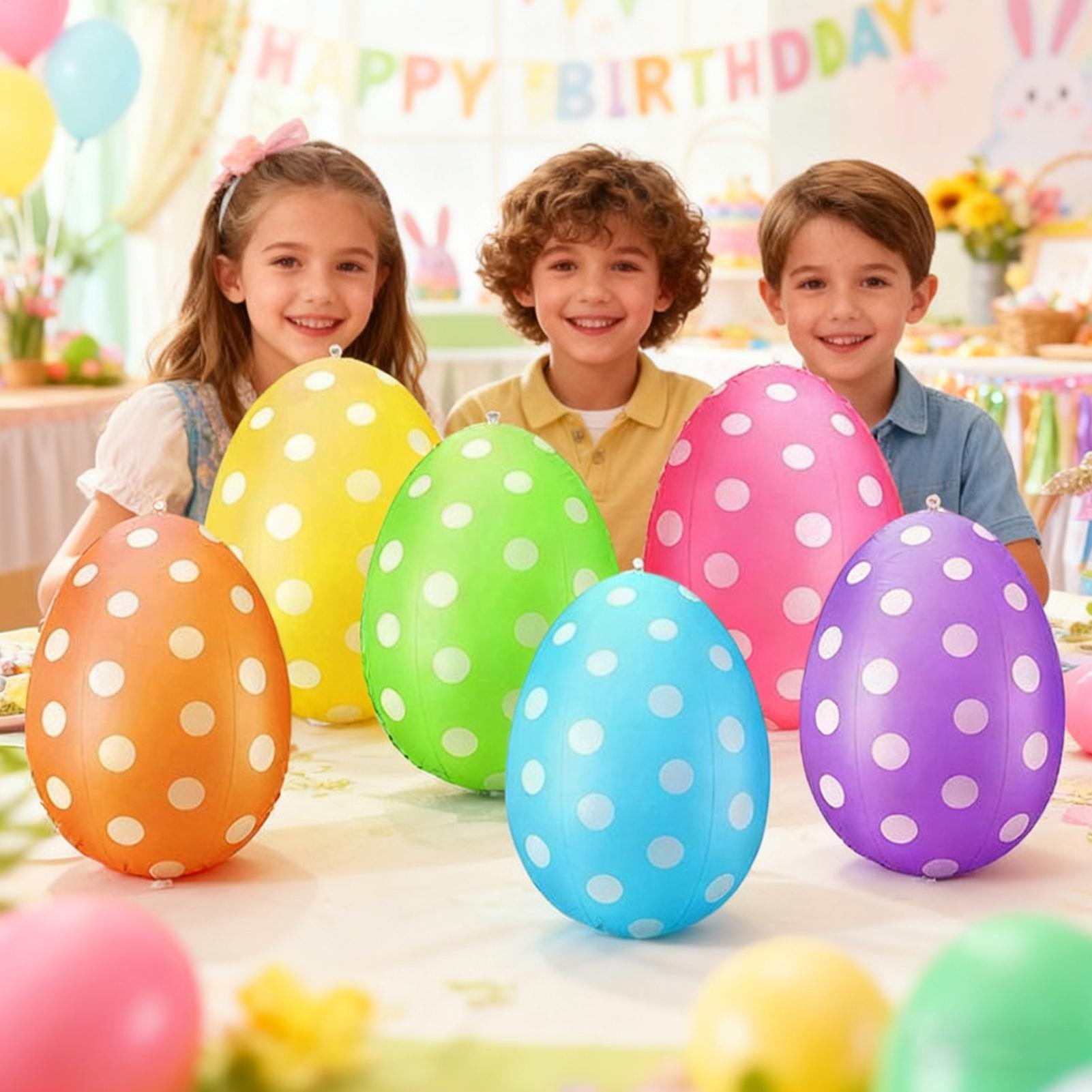 Oeufs de pâques gonflables 6 p - Kids Yard Toys avis et prix