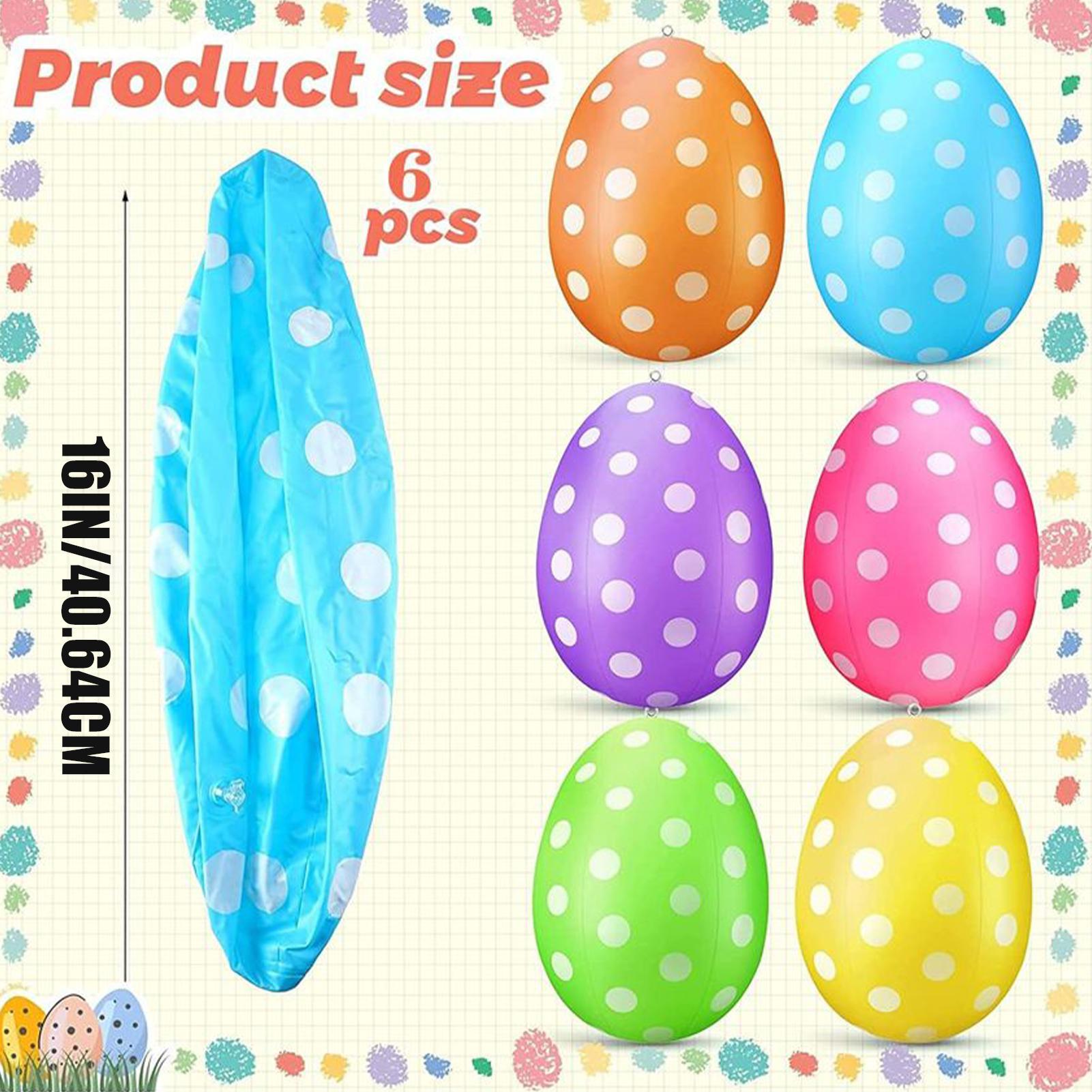 Oeufs de pâques gonflables 6 p - Kids Yard Toys avis et prix