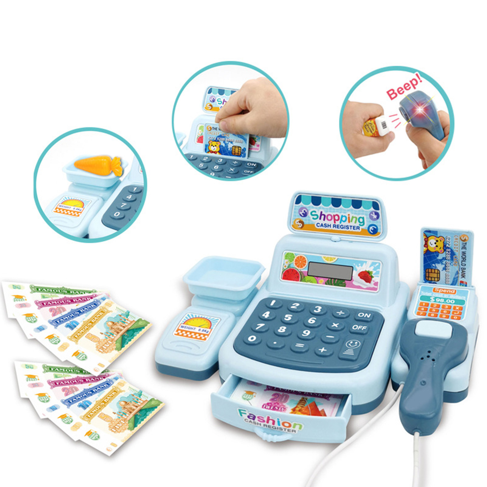 Caisse enregistreuse, ensemble - Toy Cash Register avis et prix